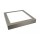 Downlight panel Cuadrado LED Superficie Cromado 25W